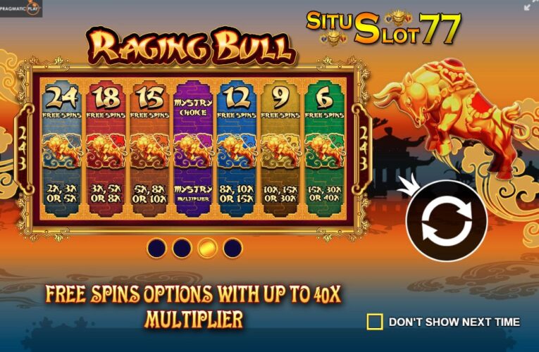Slot Games Raging Bull Pragmatic Dengan Permainan RTP 96.50%